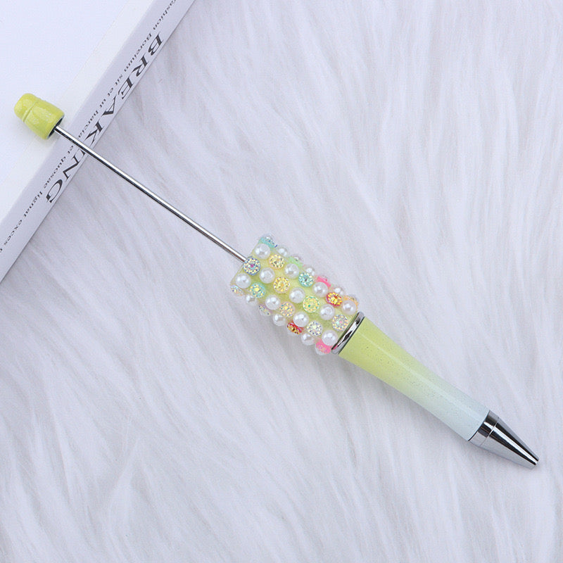 FS2741-5 Pieces Colorful Pearl Fancy Beadable Pens