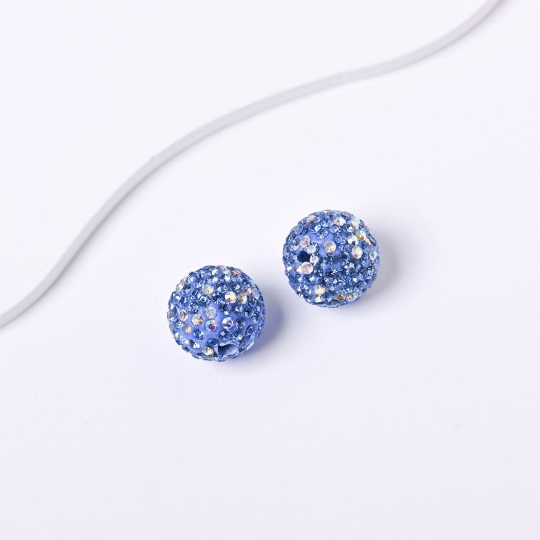 FS20234-16mm Rhinestone Clay Beads For Making Keychain Beadable Pens
