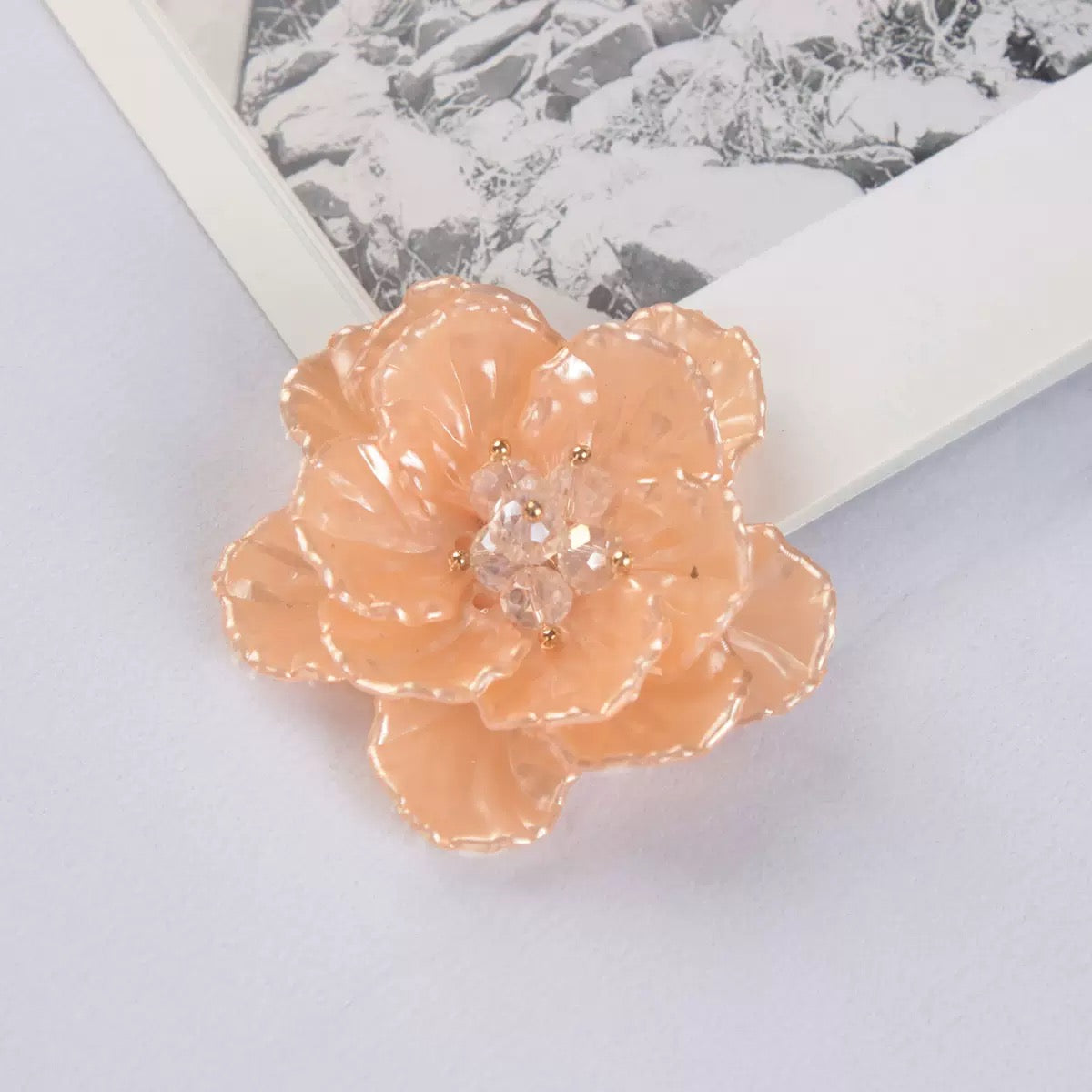 FS1004- 47MM Mixed Color Handmade  Flower For Making Fancy Beads Zoe's DIY Shop