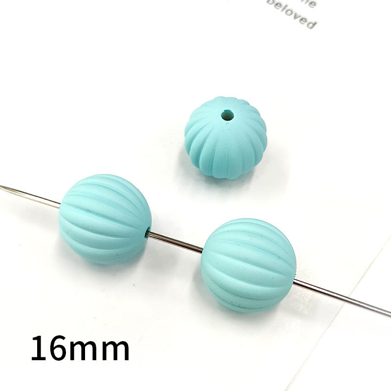 FS1949-16MM Solid Color Frosted Acrylic Beads Fit For Beadable Pens