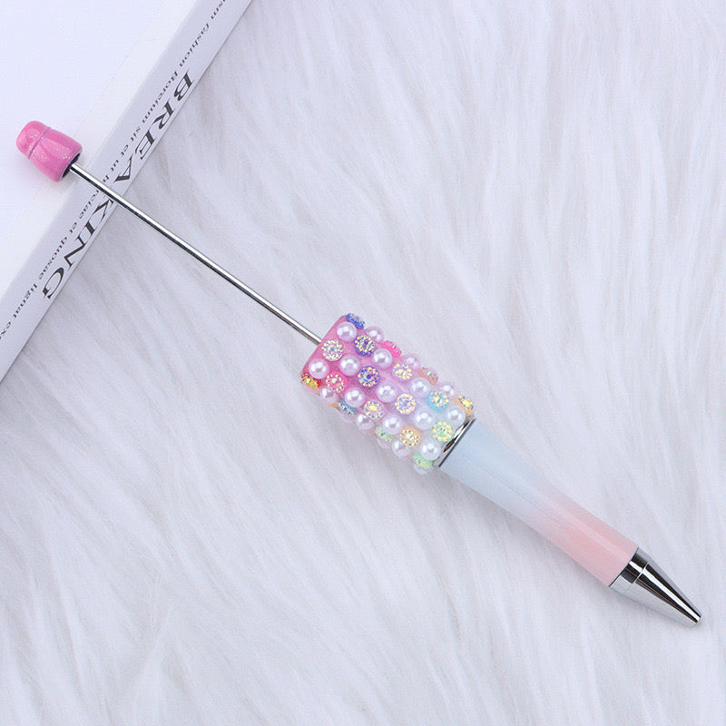 FS2741-5 Pieces Colorful Pearl Fancy Beadable Pens