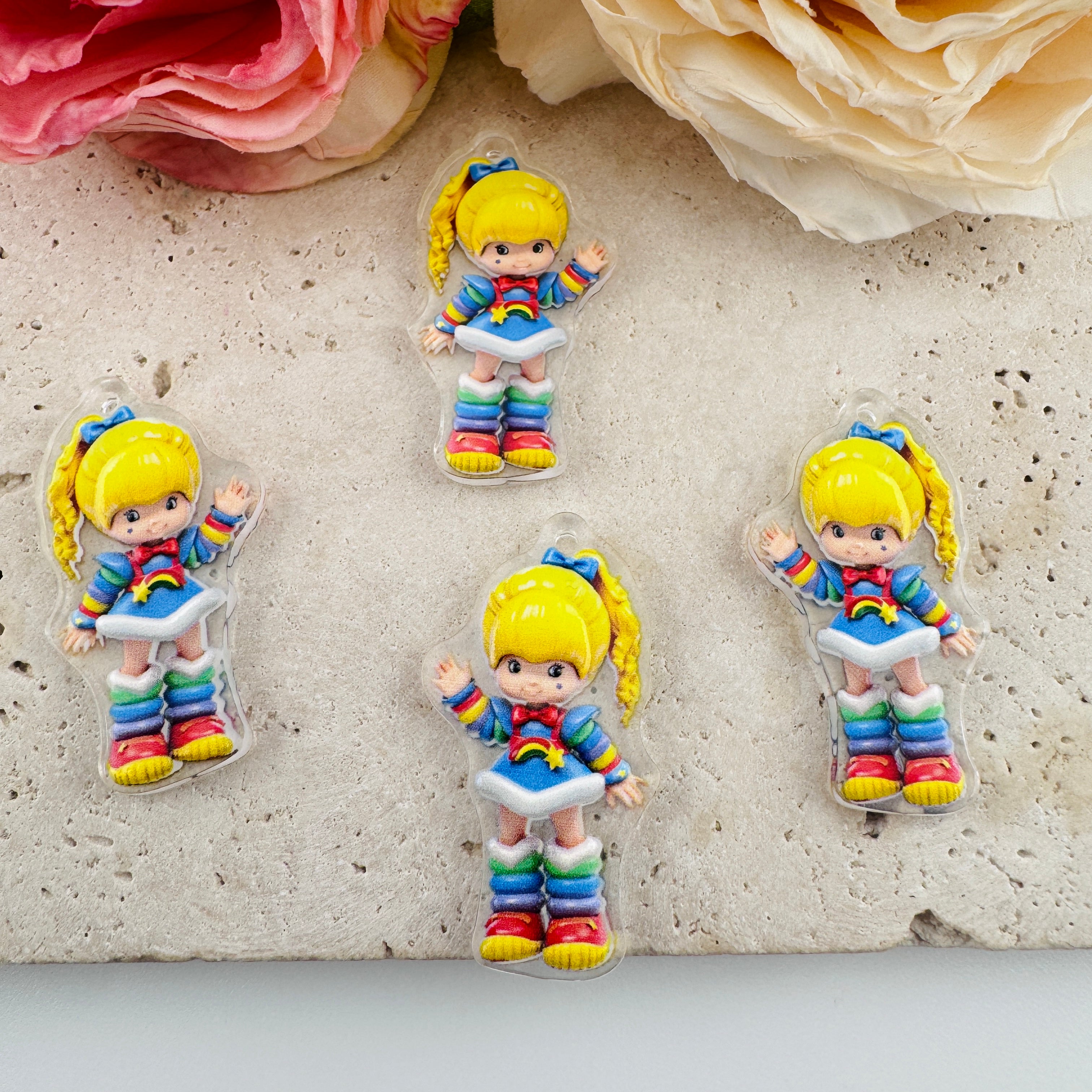 FS19451-Rainbow Brite Acrylic Charms