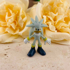 FS19993-About 33*50mm Silver Sonic The Hedgehog Resin Figurine