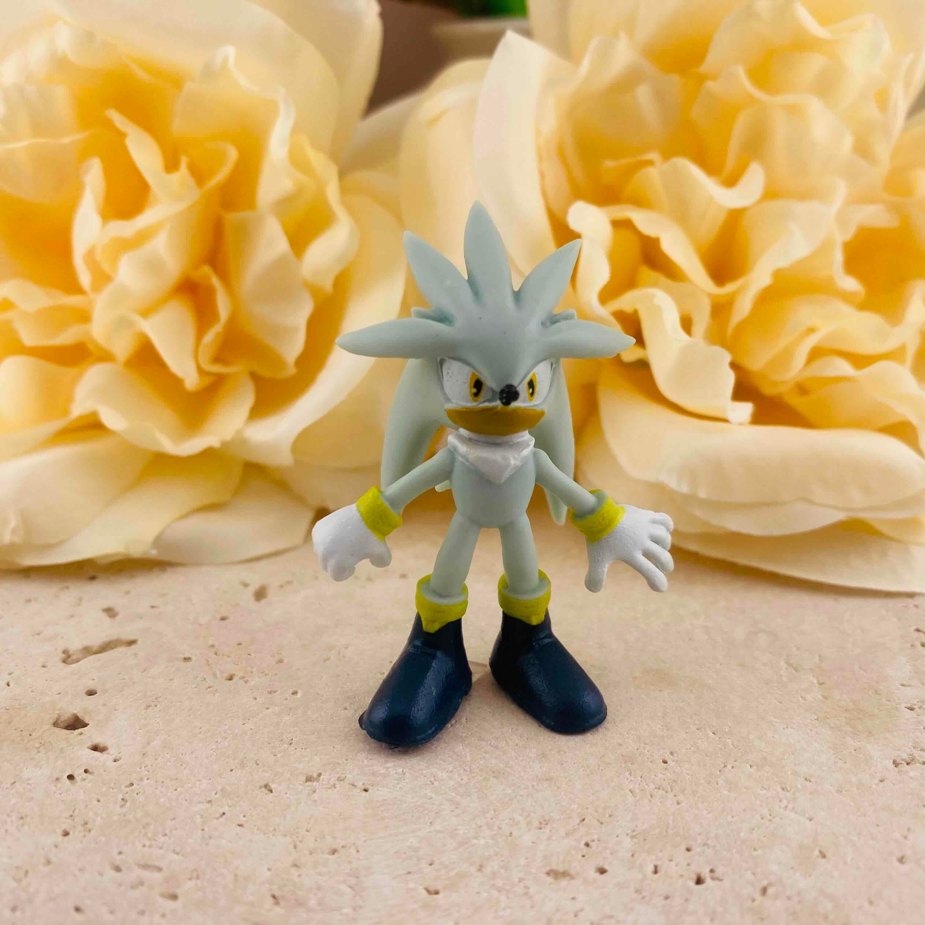 FS19993-About 33*50mm Silver Sonic The Hedgehog Resin Figurine