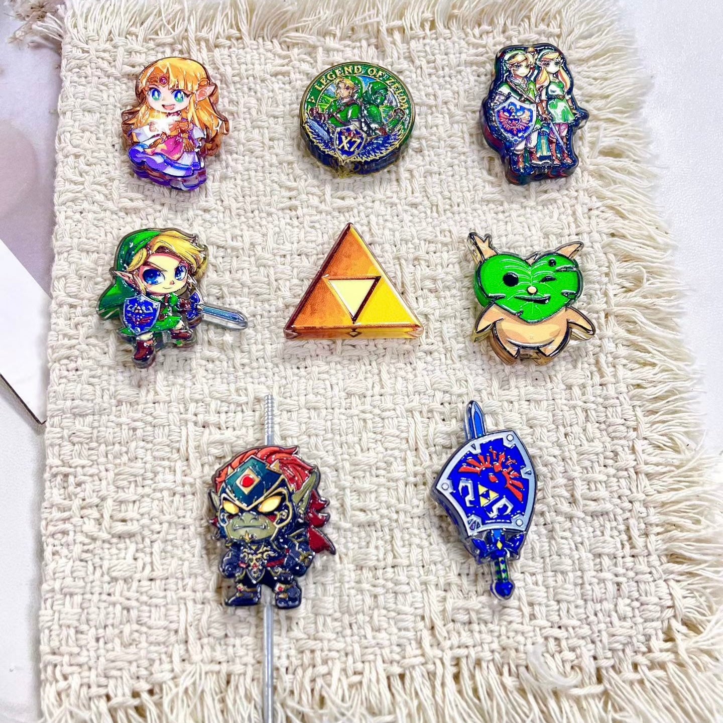 Fantasy Adventure Game Character Acrylic Focal Beads Random Mix For Pen Toppers