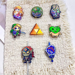 Fantasy Adventure Game Character Acrylic Focal Beads Random Mix For Pen Toppers