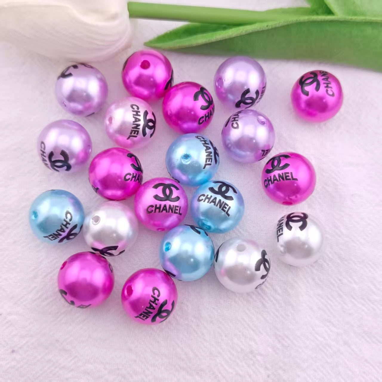FS5541- 16mm CC Imitation Pearl Acrylic (Thick Lines) Zoe's DIY Shop