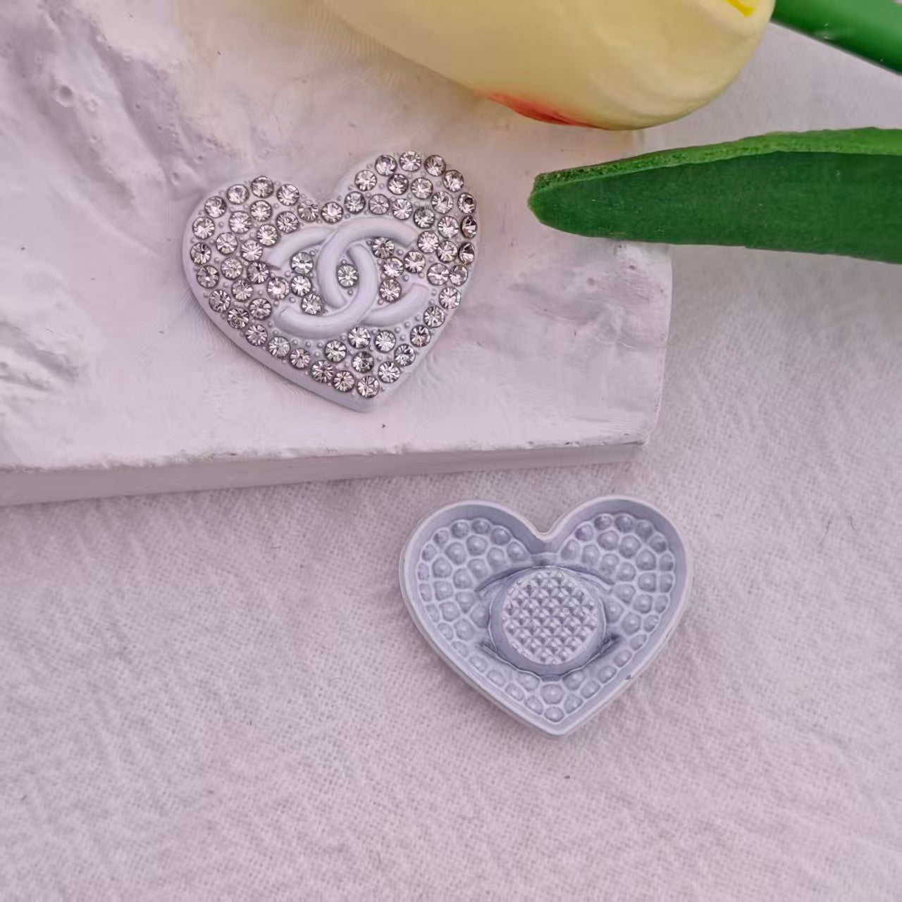 FS3902- Fully Diamond-Studded Heart CC Zoe's DIY Shop