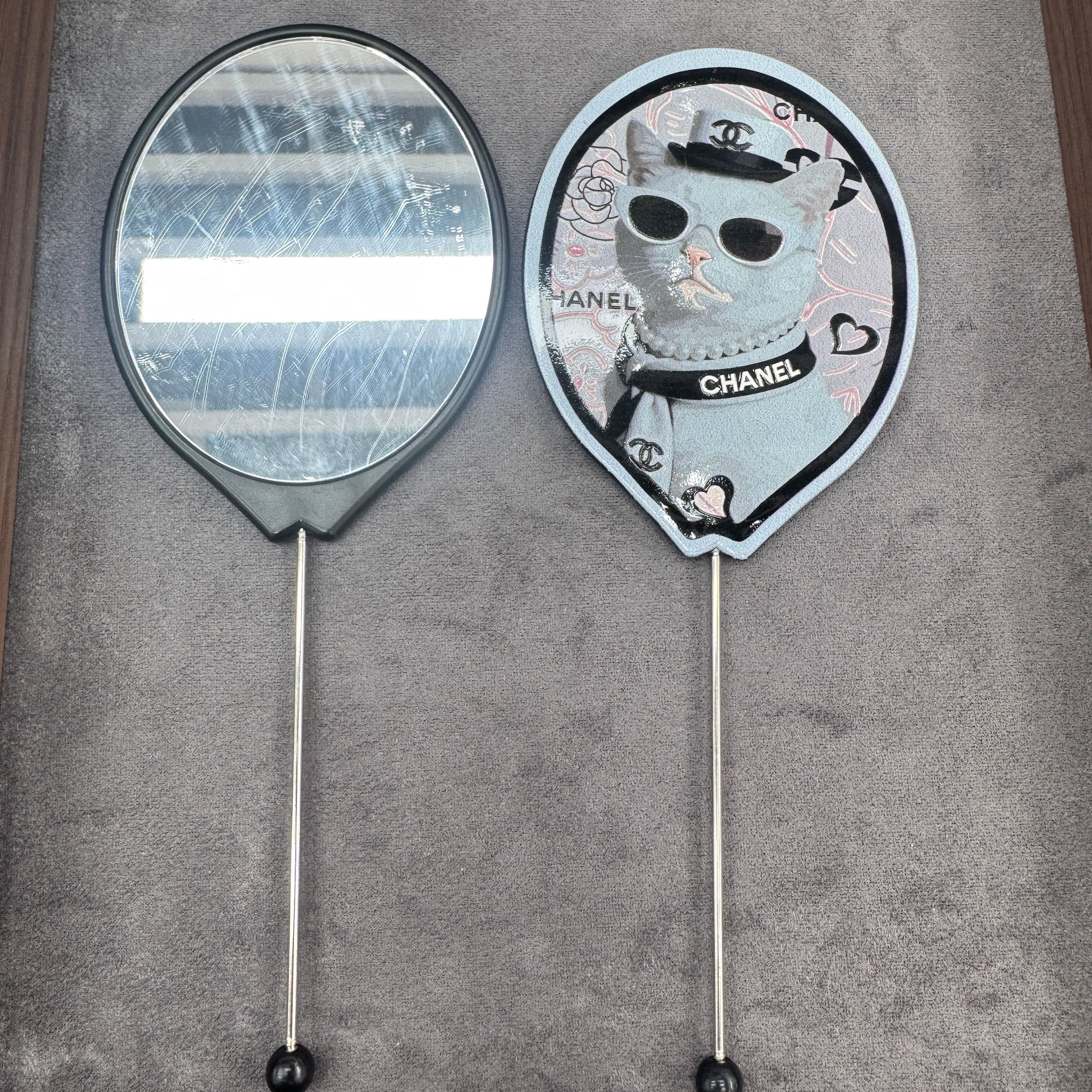 DIY Balloon-Shape Beadable mirror As Picture Shows