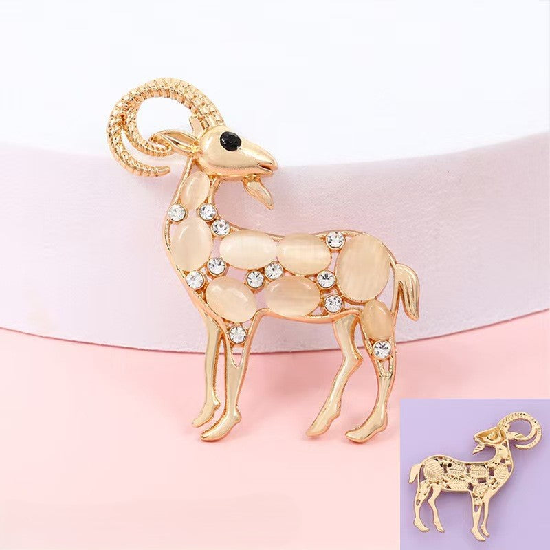 FS4824- 50mmx53mm Lucky Sheep Alloy Charms