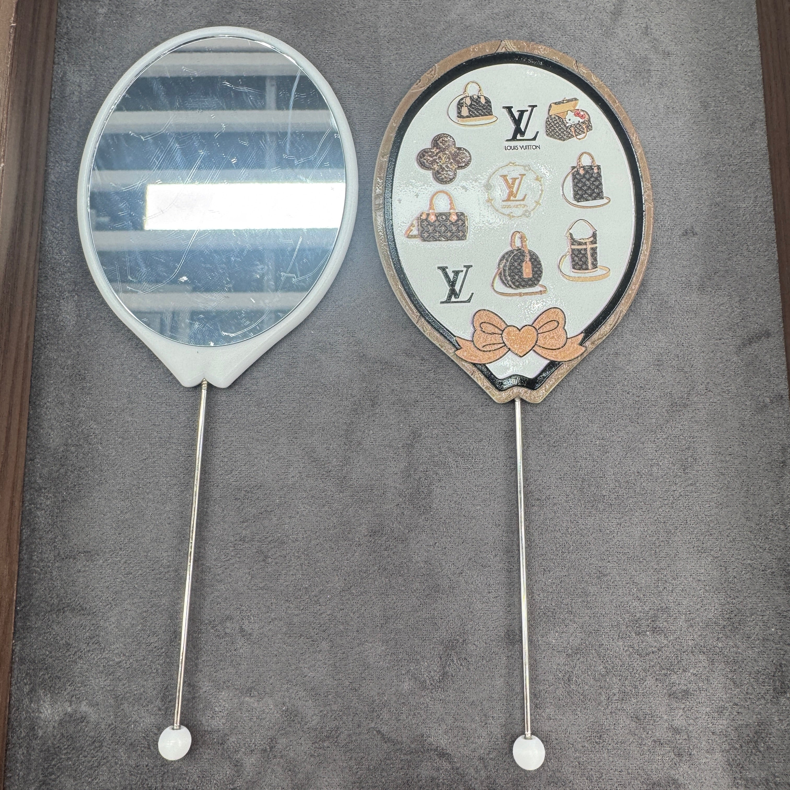 DIY Balloon-Shape Beadable mirror As Picture Shows