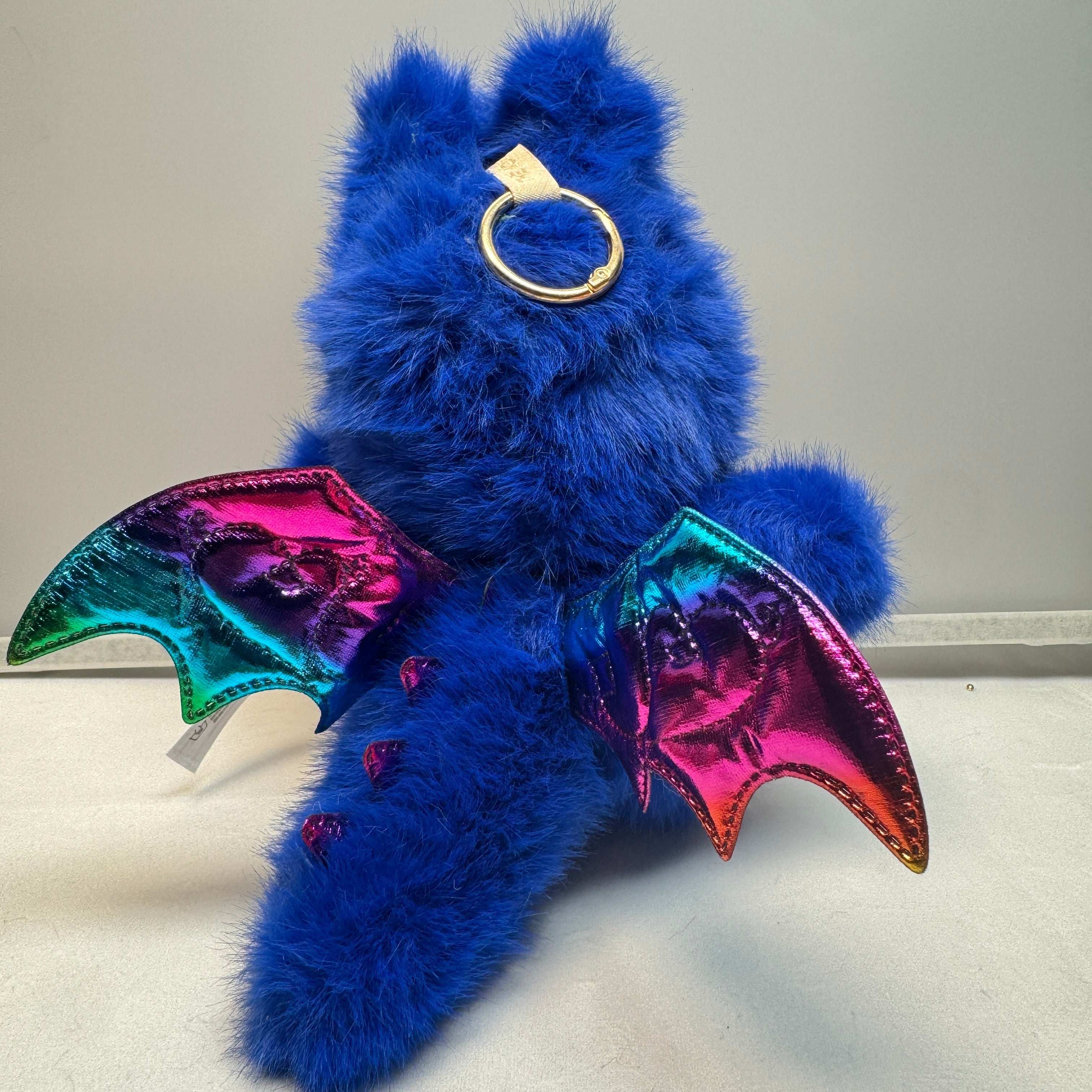 FS6907-Royal Blue Labubu With Angel Wings Zoe's DIY Shop