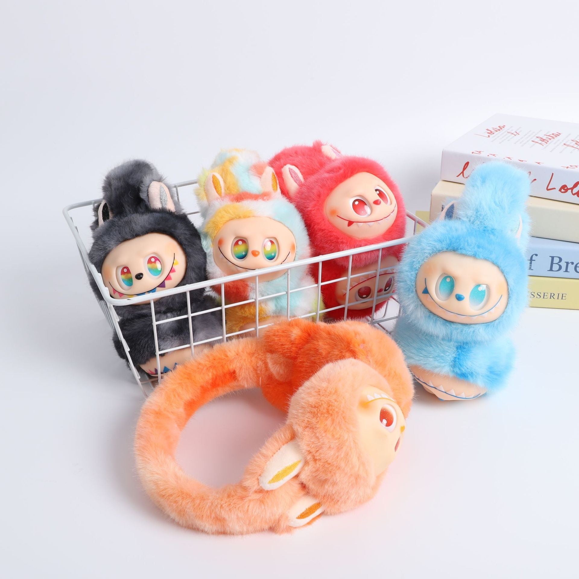 FS6693-Labubu 3.0 Fluffy Ear Warmer Zoe's DIY Shop
