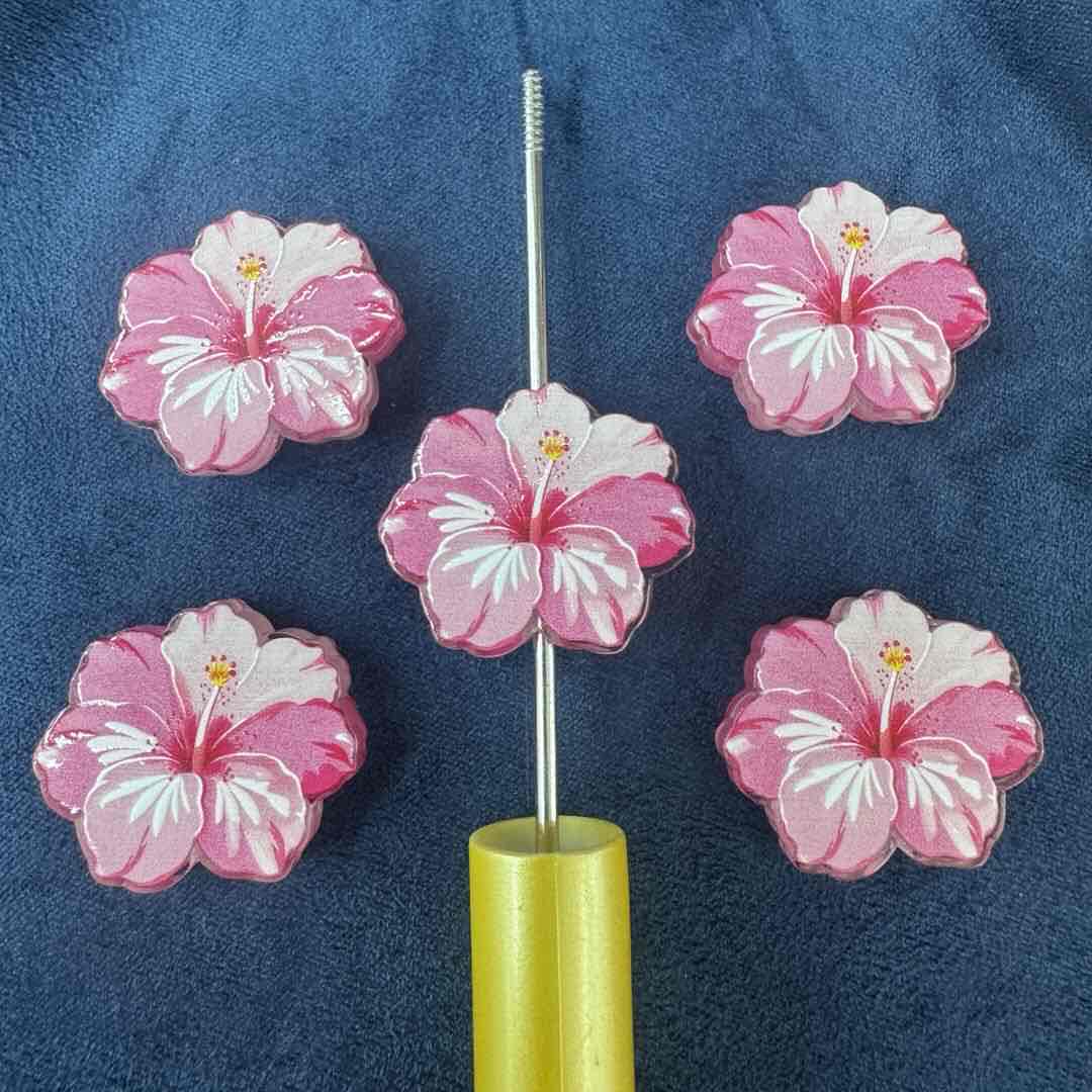 FS20262-FlowerAcrylic Focal Beads