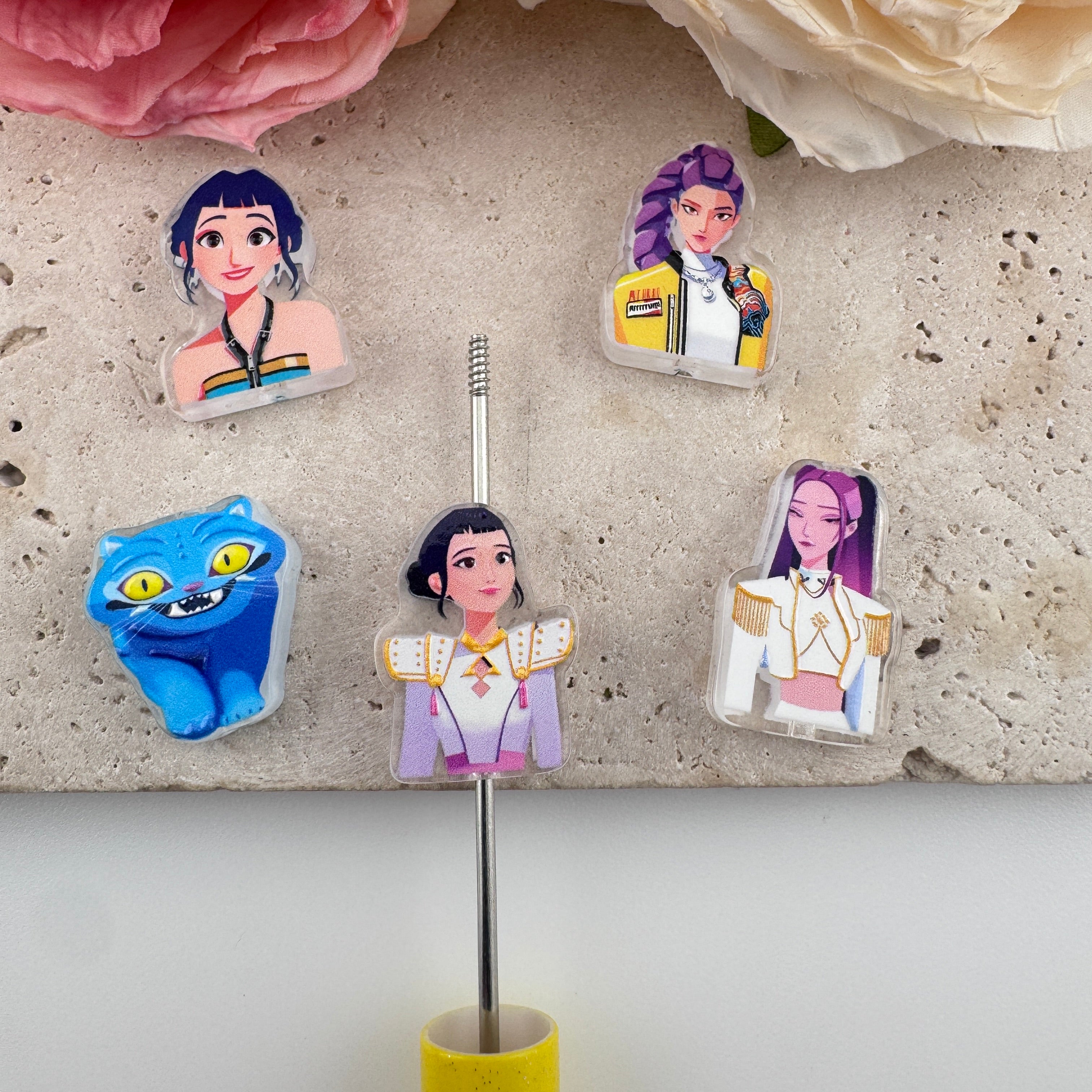 FS19443-K-Pop Acrylic Focal Beads