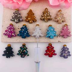 FS19905-About 27*30mm Rhinestone Christmas Tree Beads