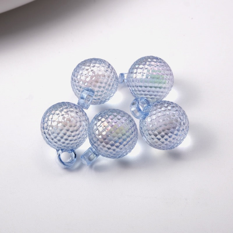 FS2424-16MM Clear Round Dangle Acrylic Beads Fit For Beadable Pens