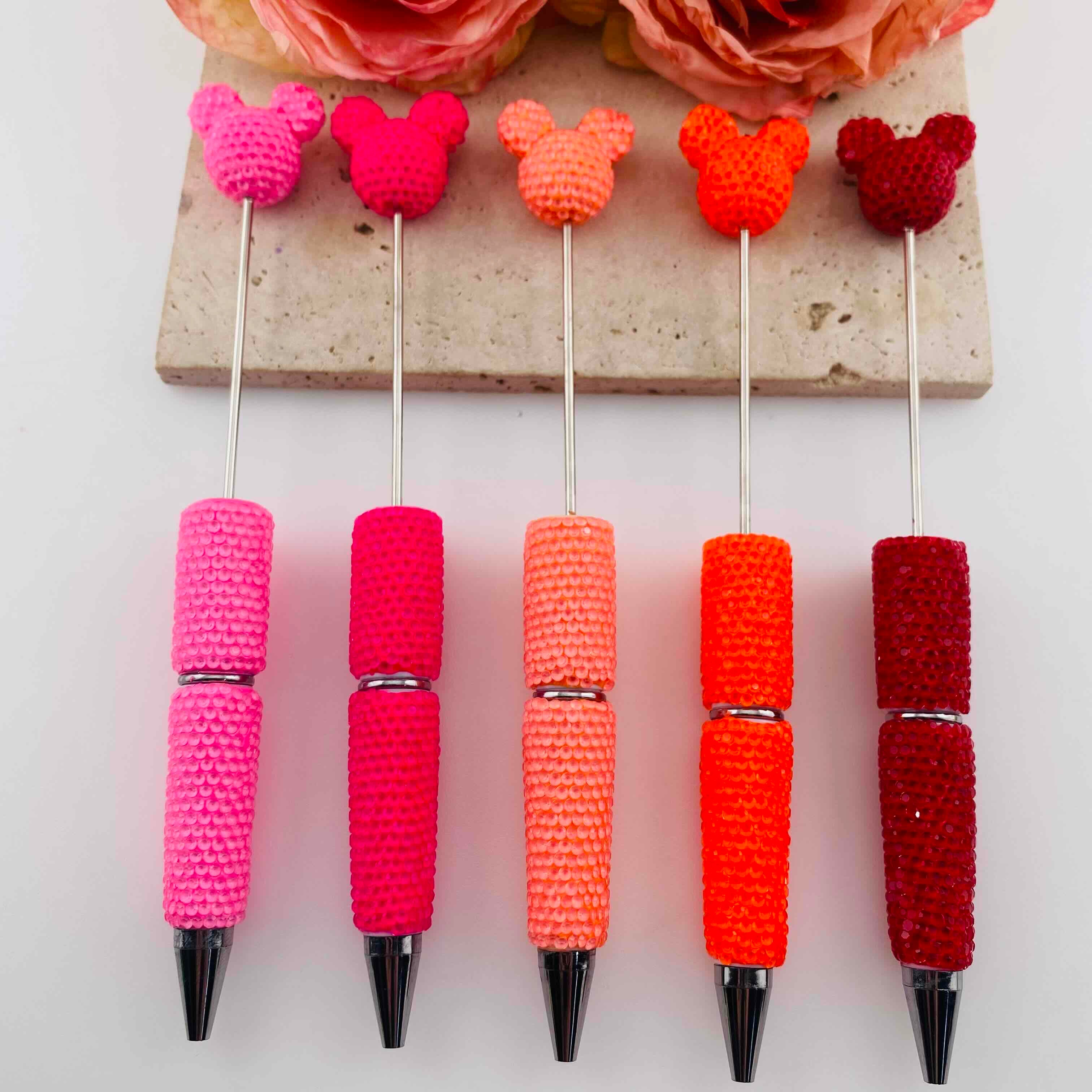 FS19782-Fluorescent Mickey Rhinestone Pens