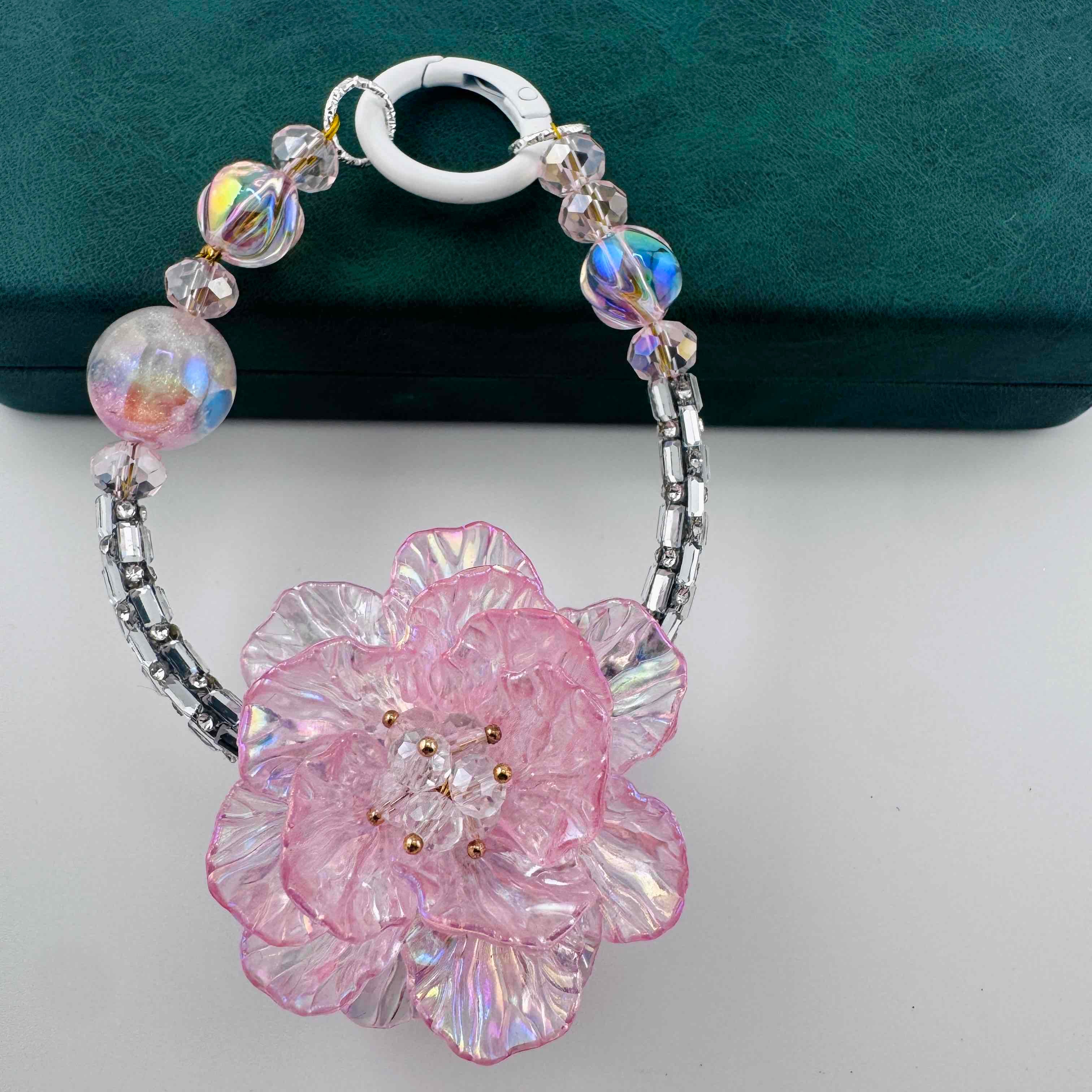 FS19959- Crystal Glass Rhinestone Tube For Making Keychain