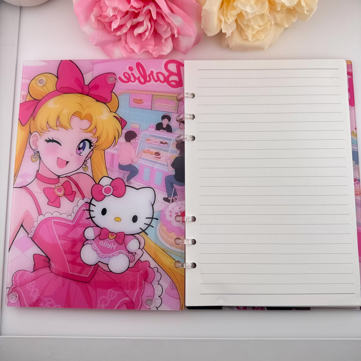 Cute Girl A5 Shake Notebook