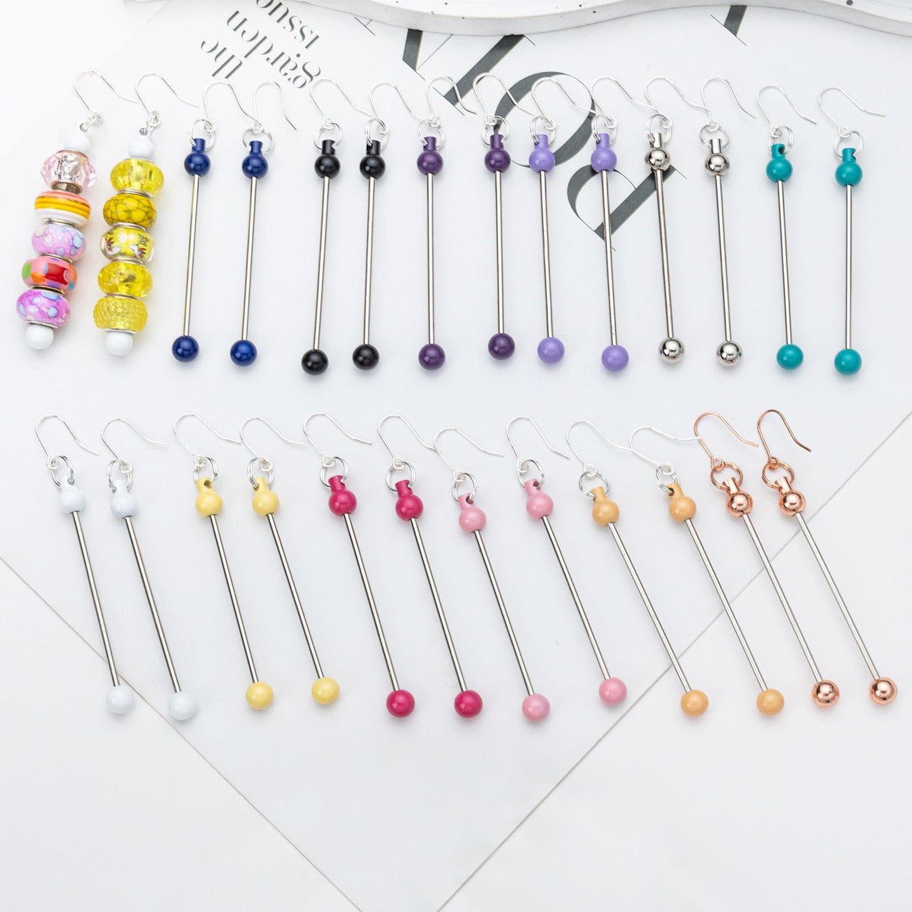 FS2730-1 Pair Beadable Earrings