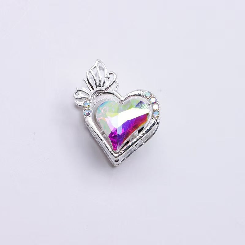 Heart Butterfly Heavy-Duty Beads Straight Hole Beading Accessories Findings DIY Beaded Pen
