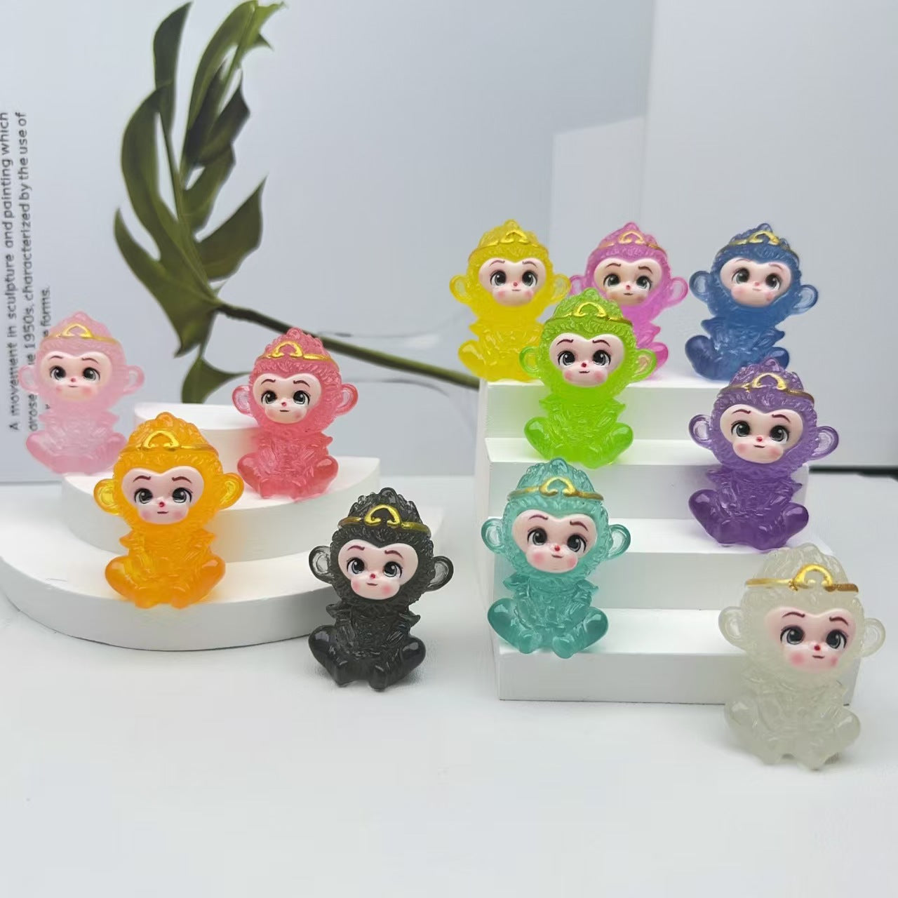 FS3091- Each Set Of Sun Wukong Glow-In-The-Dark Beads Contains 11 Pieces