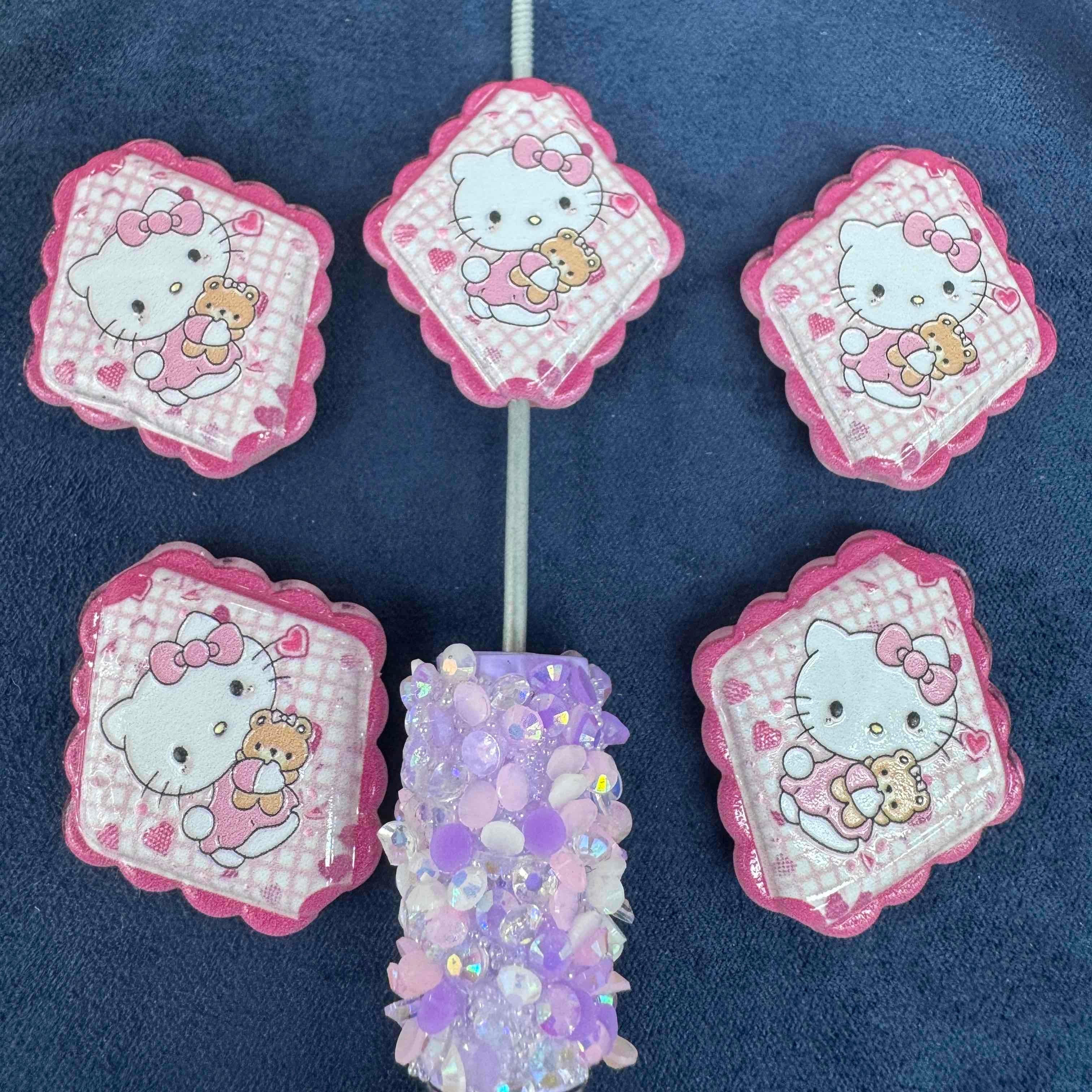 FS20291-Hello Kitty Acrylic Focal Beads