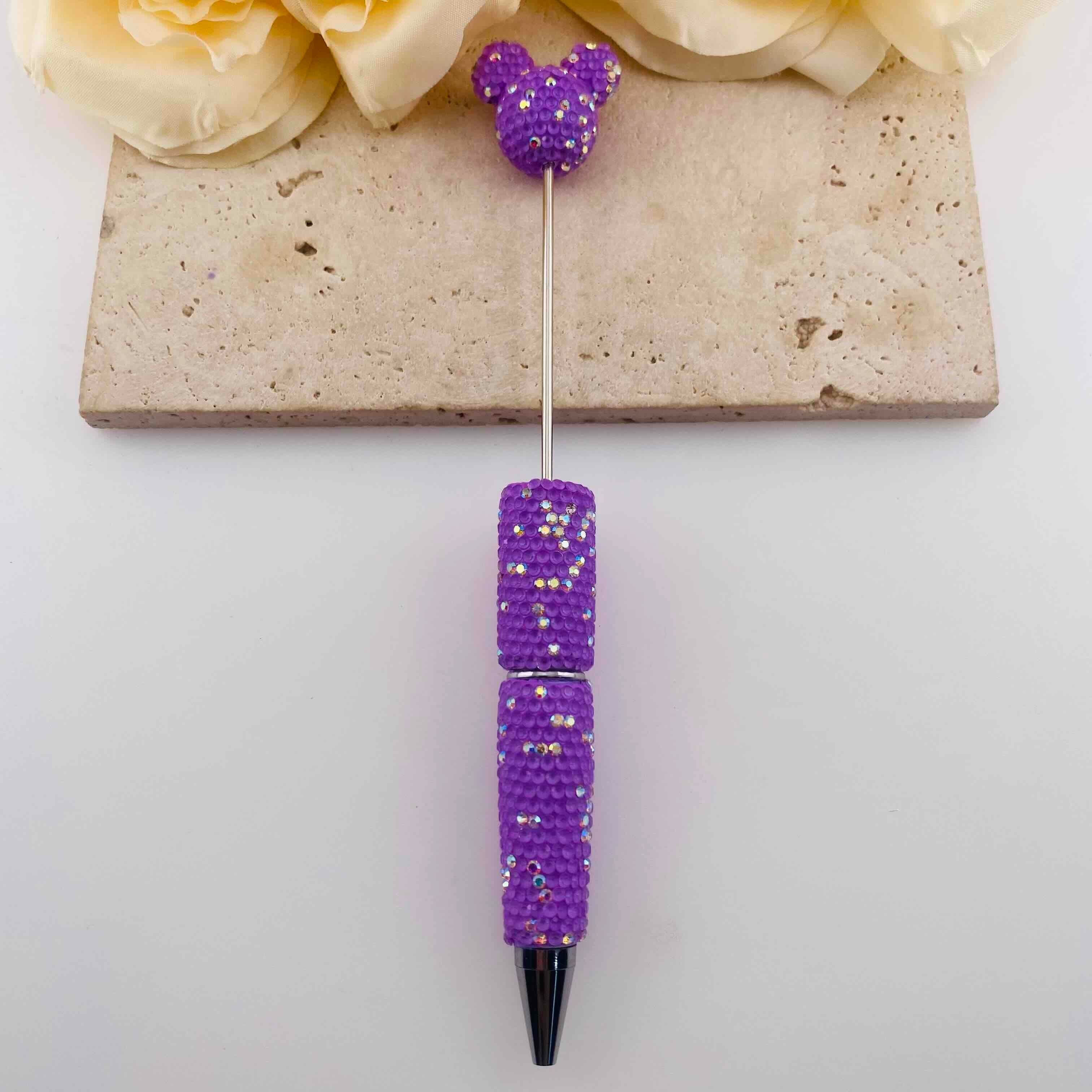 FS20075-Rhinestone Mickey Beadable Pens