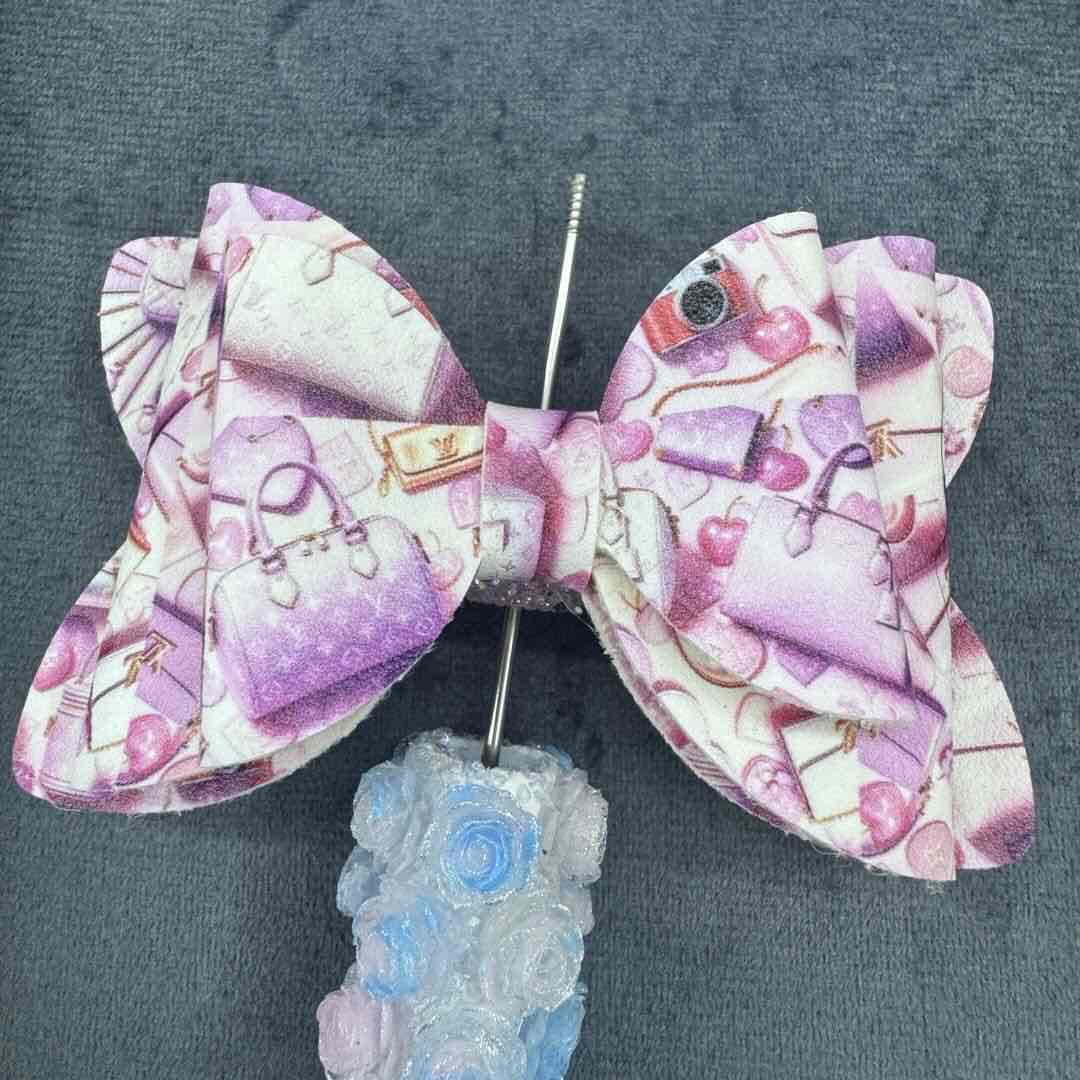 FS20240-Luxury Print Bow Sugar Beads