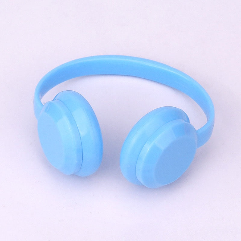 FS5622-Solid Color Ear Phone For 17cm Labubu 1.0-2.0-3.0-4.0 Zoe's DIY Shop