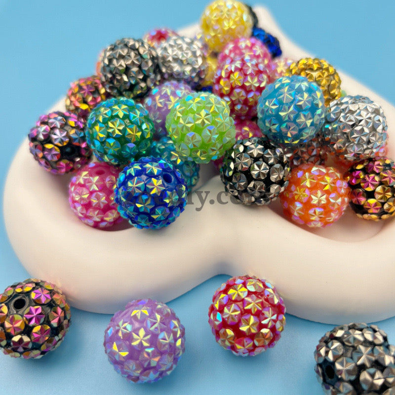 FS0009-18MM Ice Flower Resin Beads Fit For Beadable Pens