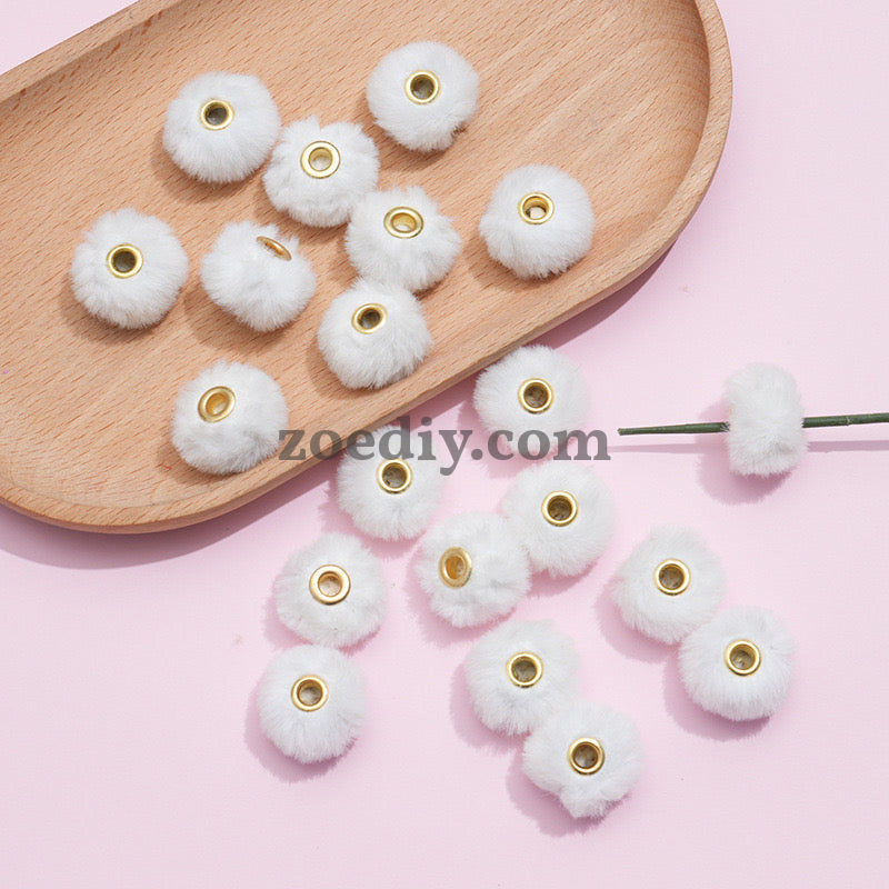 FS2081--Plush Spacer Beads Fit For Beadable Pens