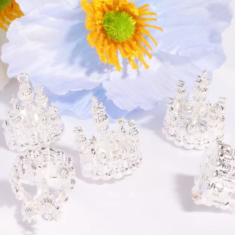 FS4315- Castle Crown Metal Pendant