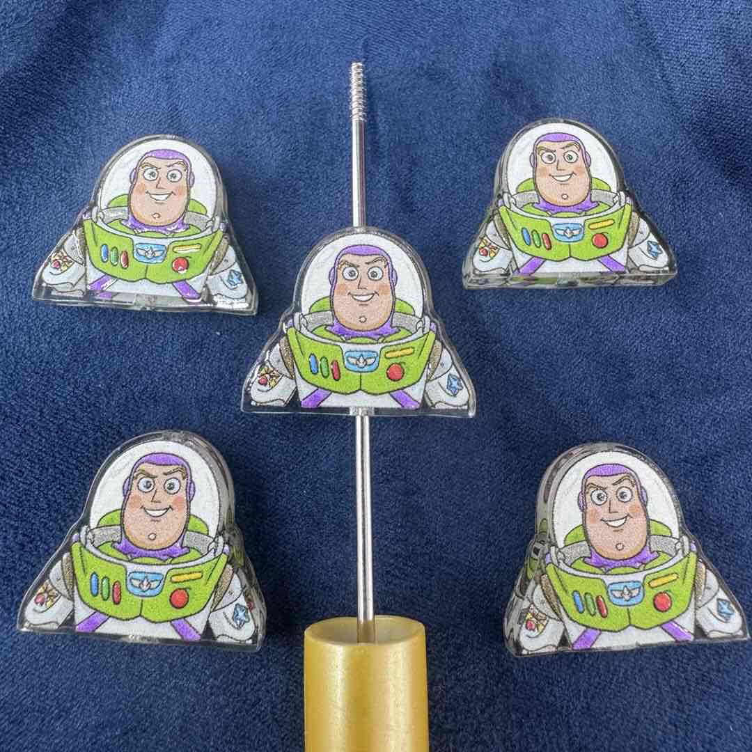 FS20265-Buzz Lightyear Toy Story Acrylic Focal Beads