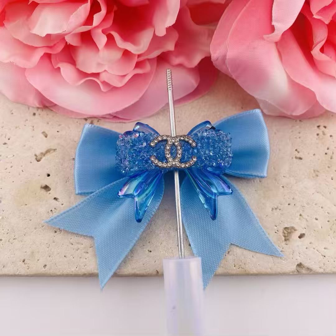PP20760-Bow Sugar Beads For Beadable Pens Keychain Making