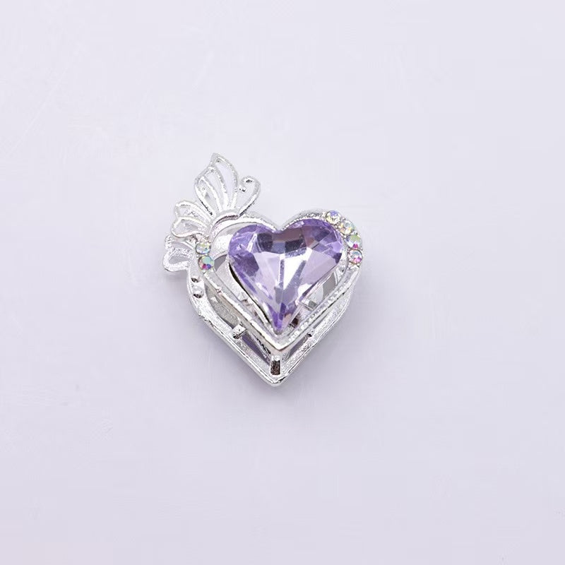 Heart Butterfly Heavy-Duty Beads Straight Hole Beading Accessories Findings DIY Beaded Pen