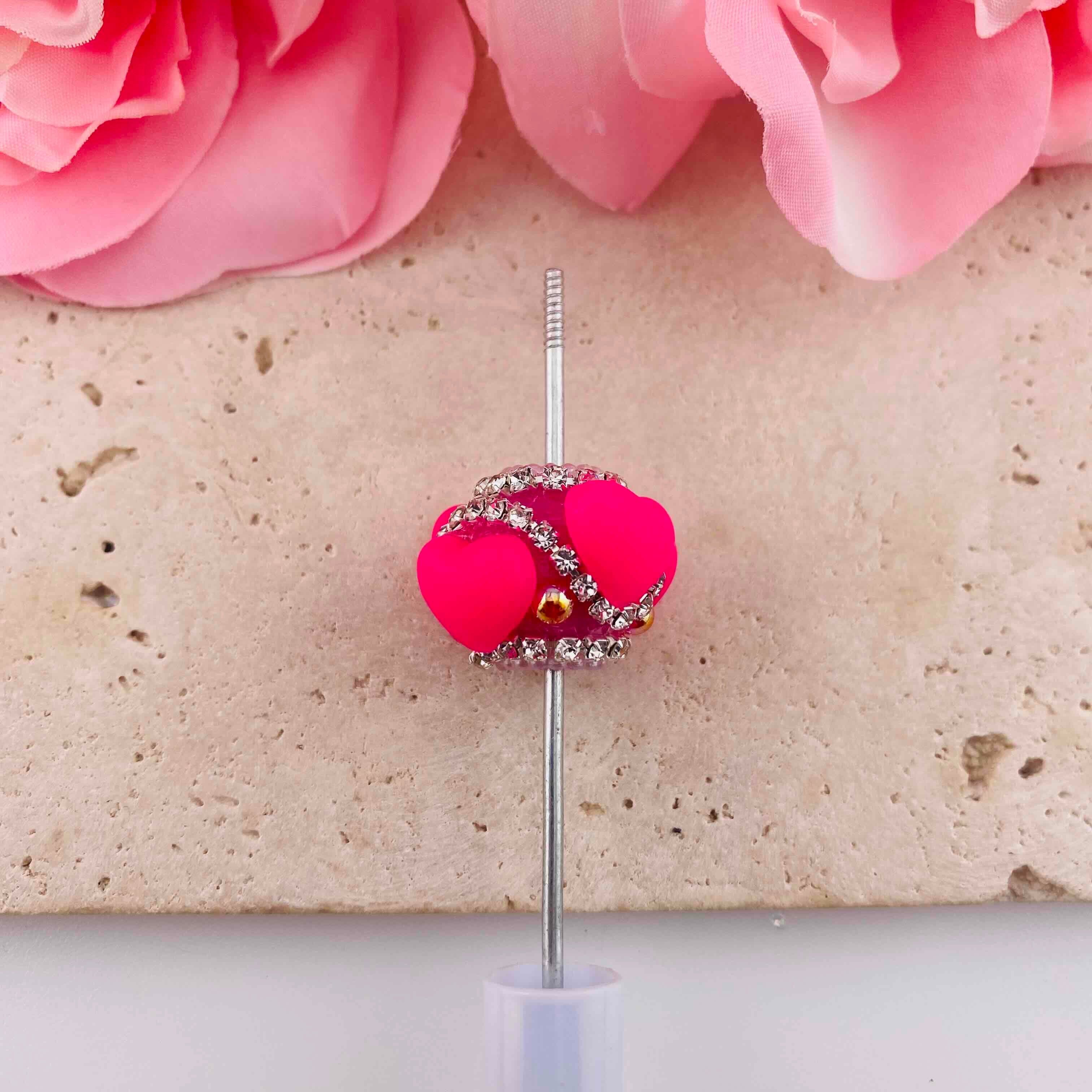 FS19817-About 18*23mm Heart Resin Beads