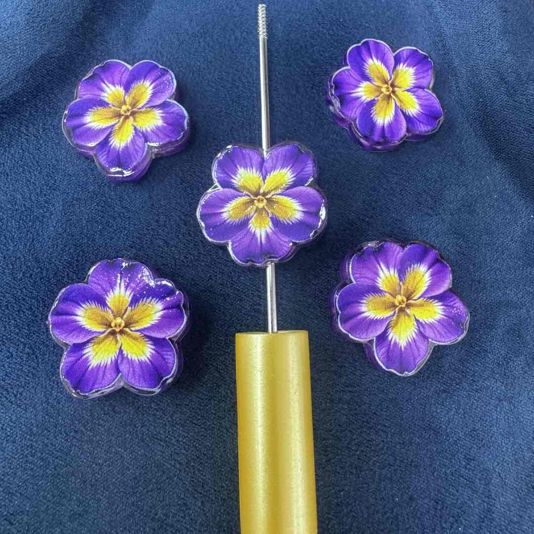FS20262-FlowerAcrylic Focal Beads