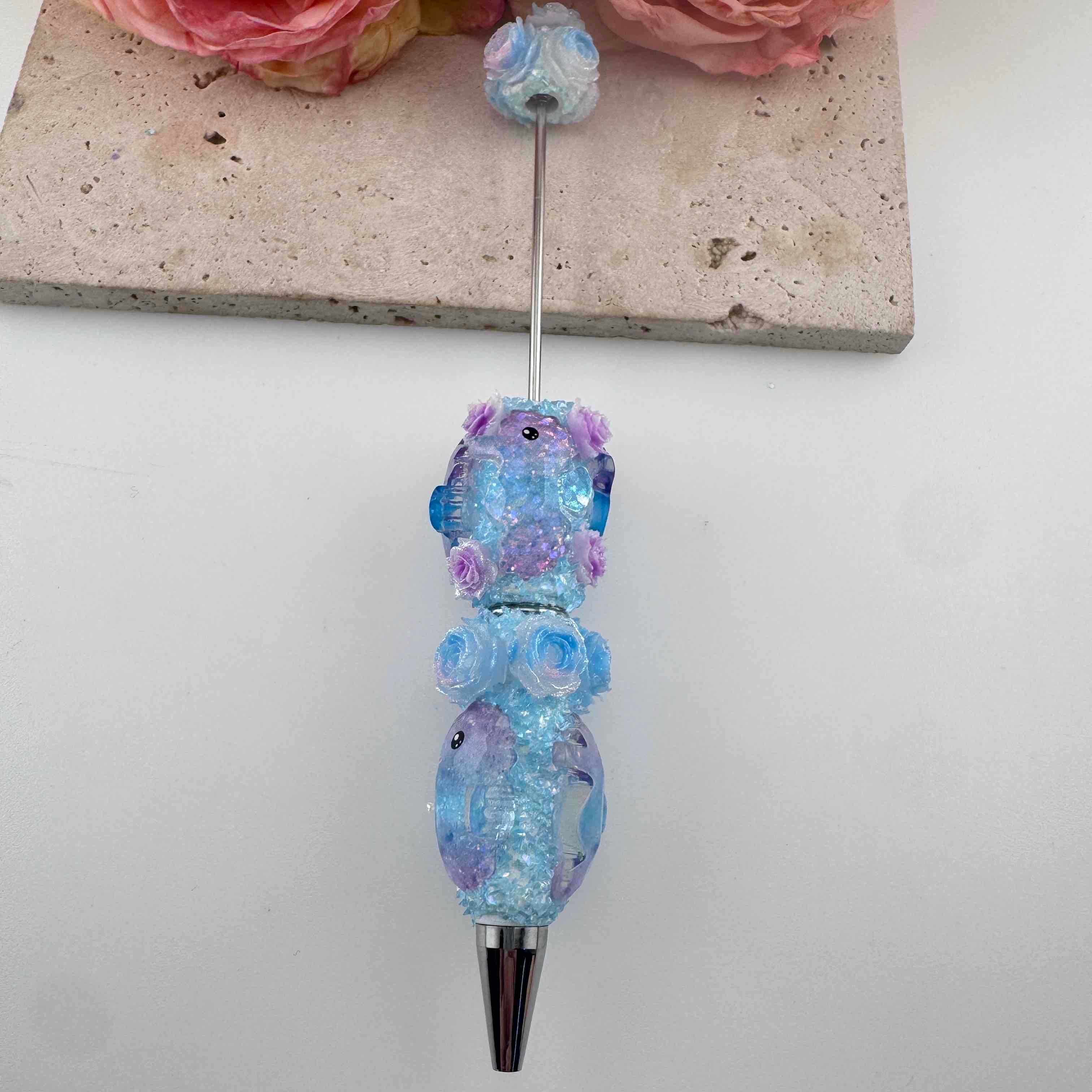 FS19779-Sea Animals Sugar Clay Beadable Pens