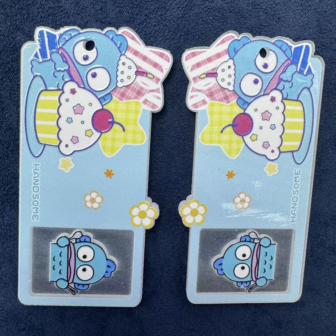 Printed Acrylic Charms Pedant For Making Keychain