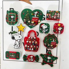 Snoopy Characters Christmas Series Acrylic Beads,Random Mix