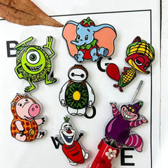 Animal Characters with Fruit‑Vegetable Cosplay Acrylic Beads,Random Mix