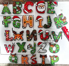 Full A‑Z Christmas Alphabet Acrylic Bead,Random Mix