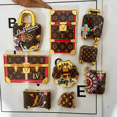 Handbag Monogram Acrylic Beads,As Picture Shows,Random Mix