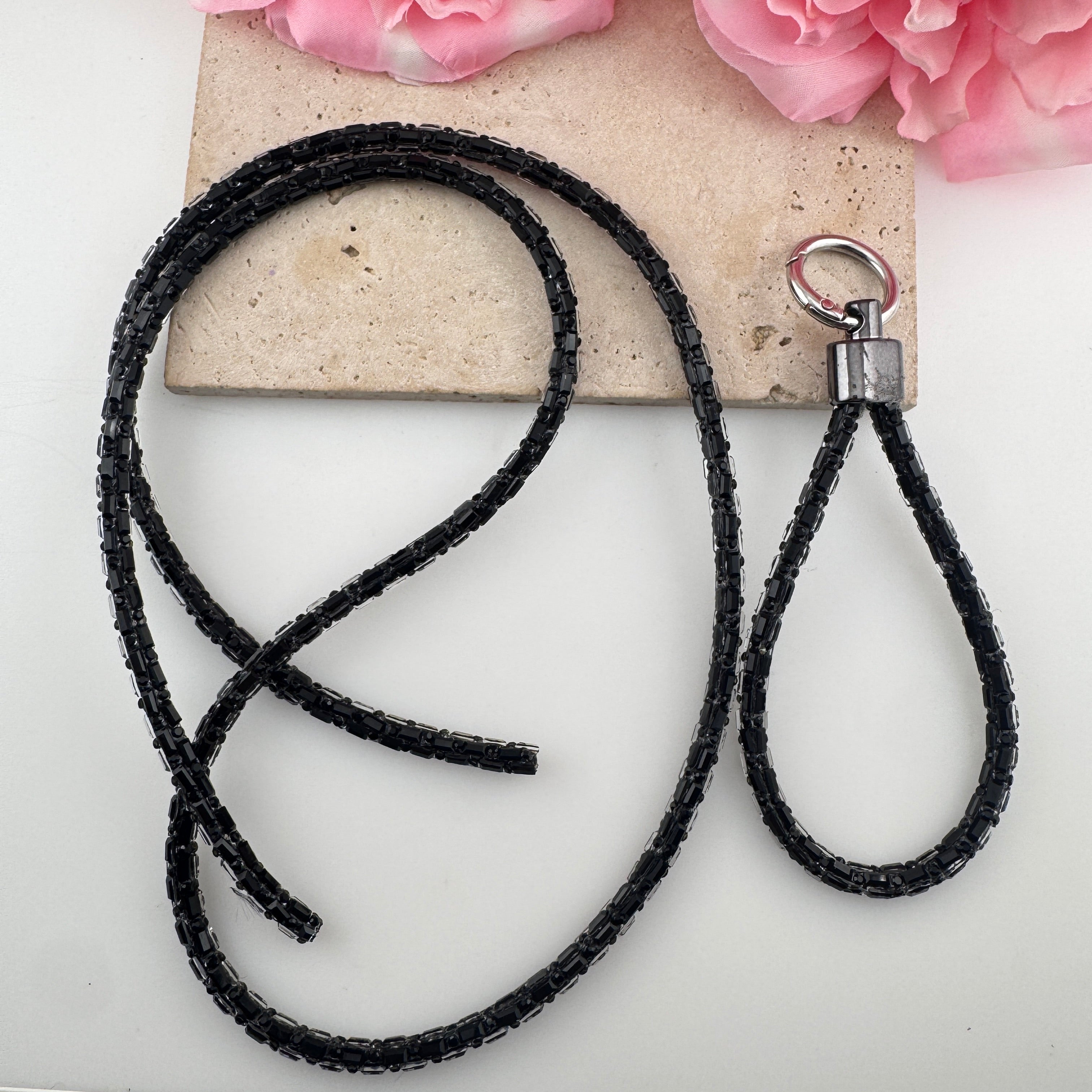 FS20678-Crystal Glass Rhinestone Tube For Making Keychain