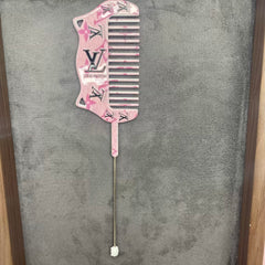 Acrylic Beadable Comb, DIY Beadable Hair Comb for Handmade Craft Supplies