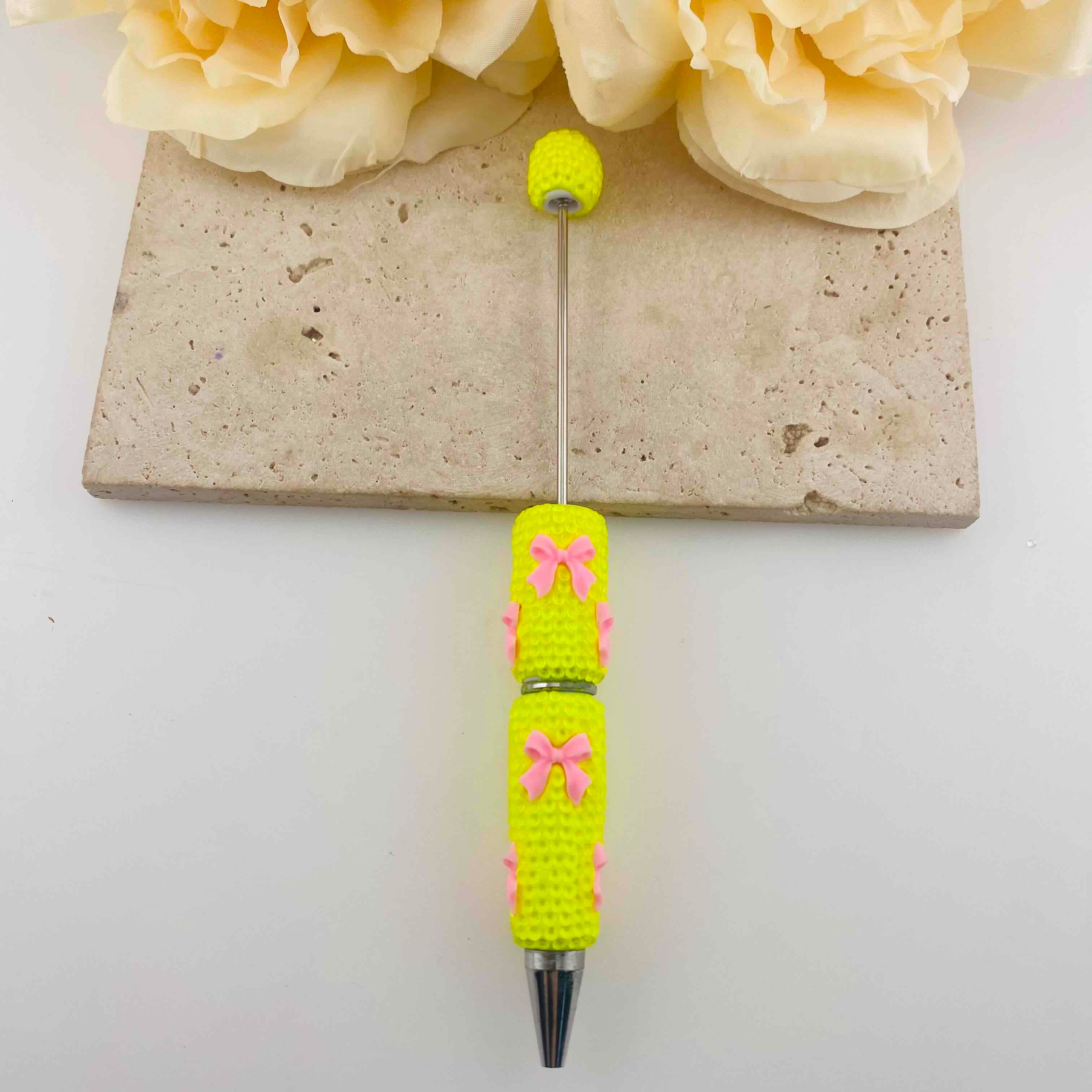 FS19960-Bow Full Rhinestone Fancy Pens