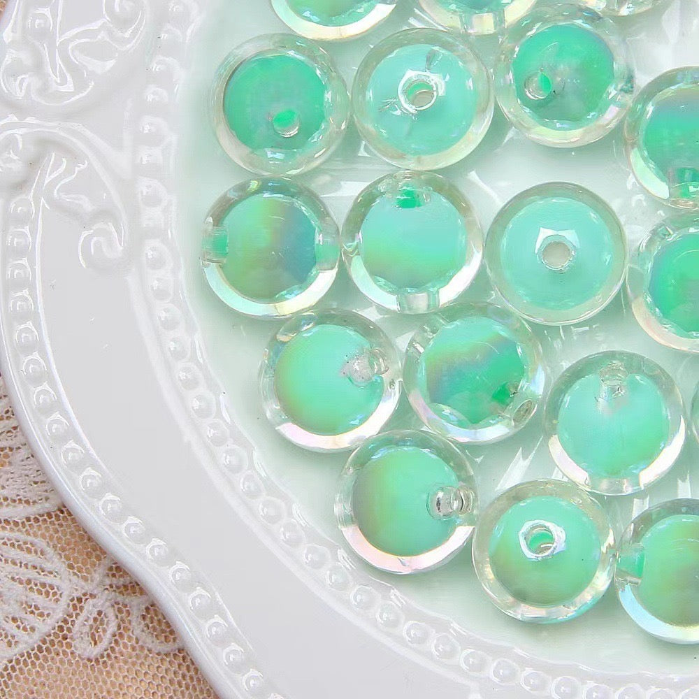 FS0589- 16MM Round Mixed Color Acrylic Beads in Beads Fit For Beadable Pens