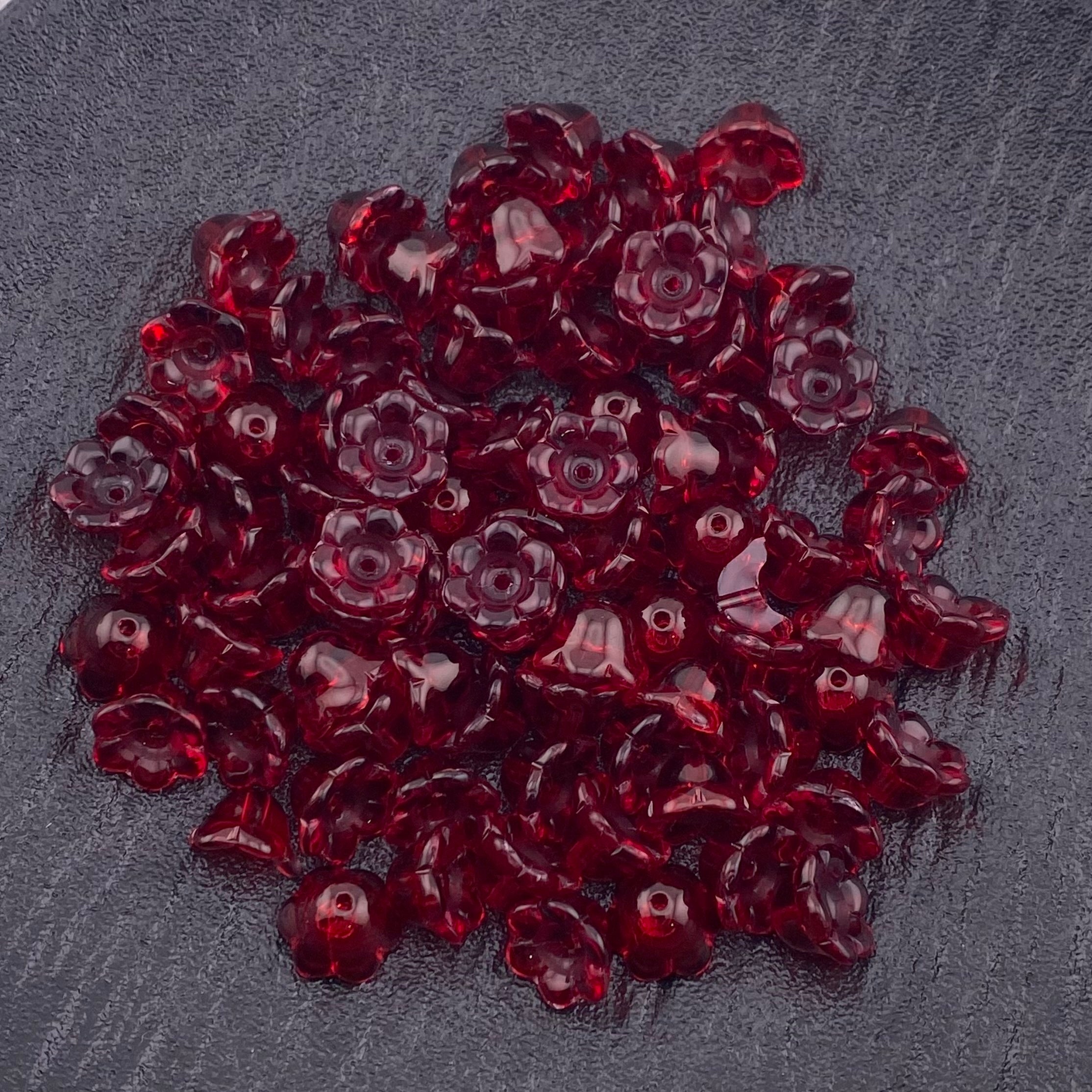 FS1337-7mm Glass Valley Of Lilly For Making Car Hangers Or Spacers Zoe's DIY Shop